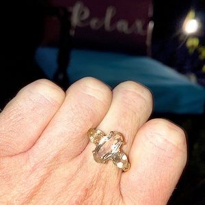 10k morganite rose gold 5.7 grams